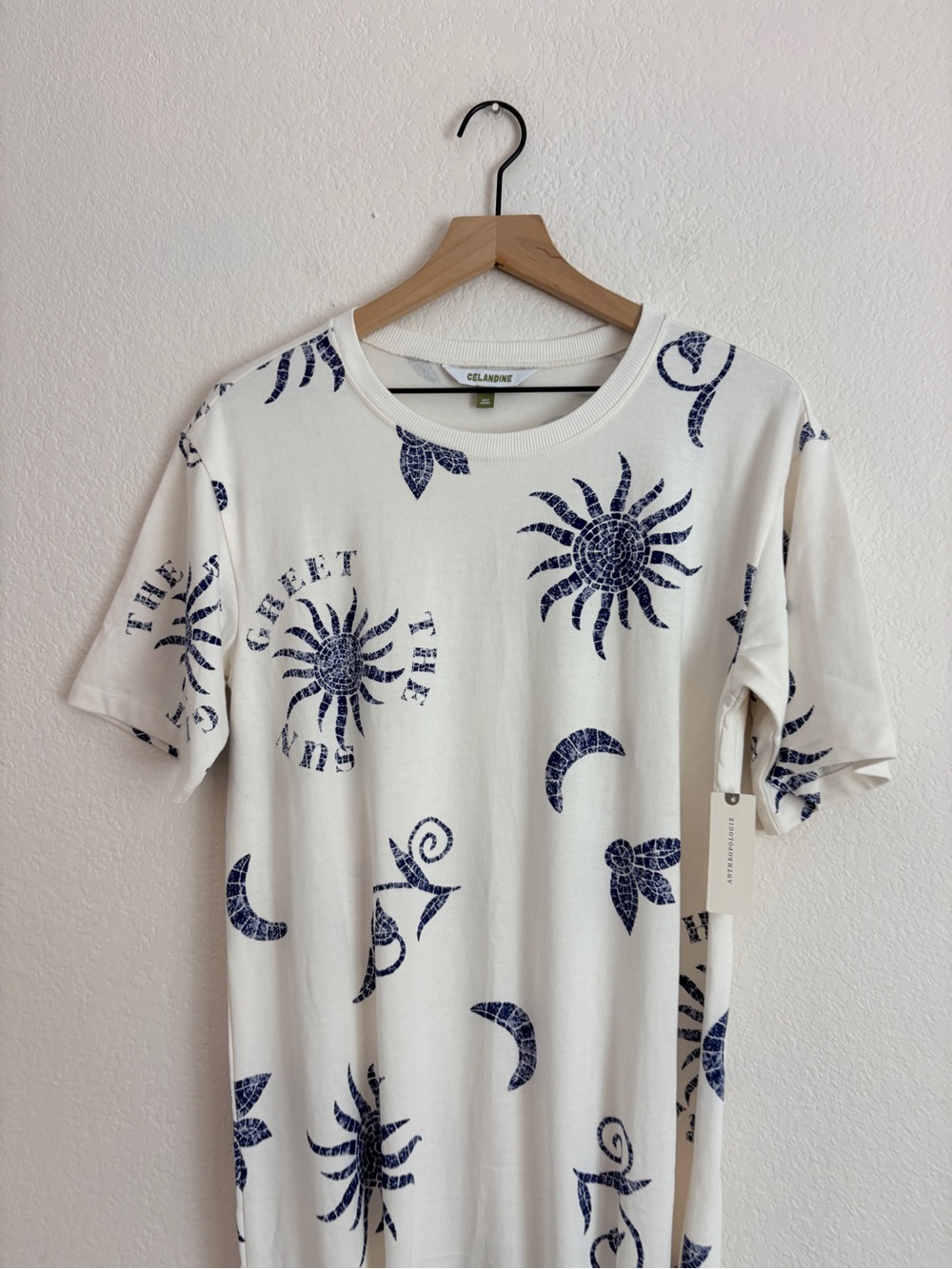 Celandine Graphic Maxi T-Shirt Dress - Picture 6 of 10